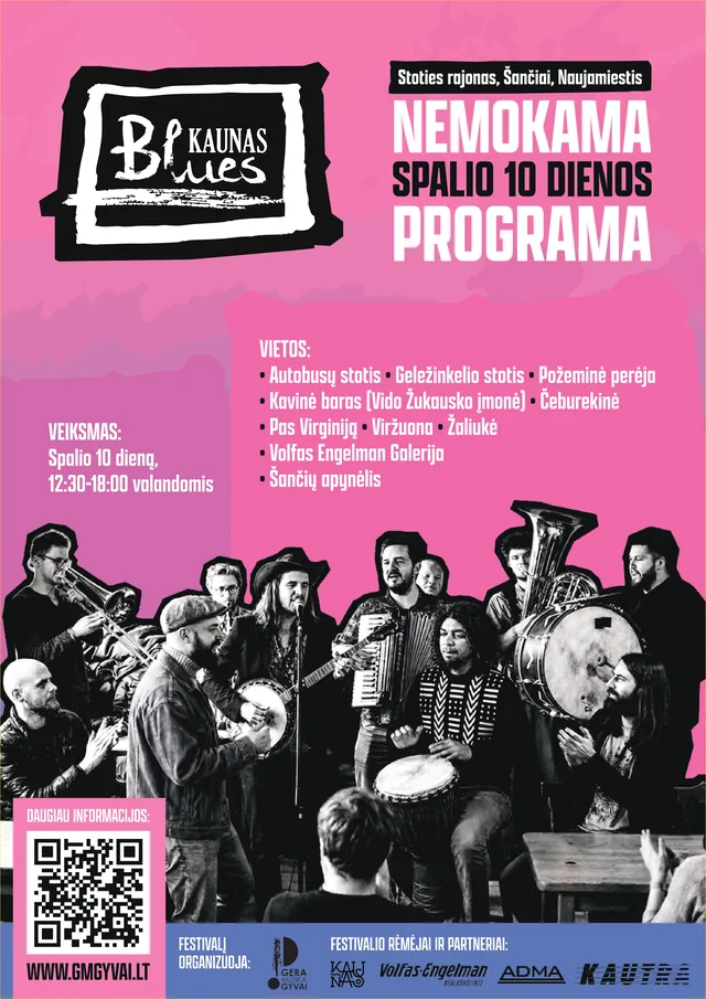 Kaunas Blues daytime programme poster